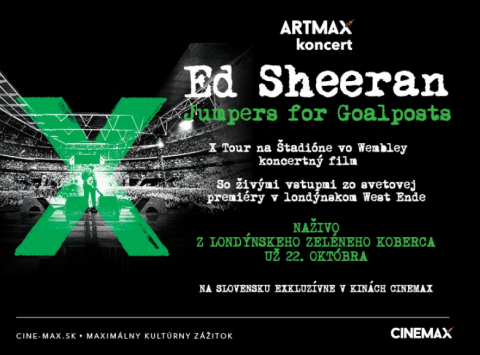 Ed Sheeran -  Artmax koncert už 22.10.