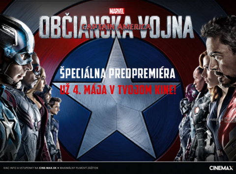 Predpremiéra Captain America: Občianska vojna