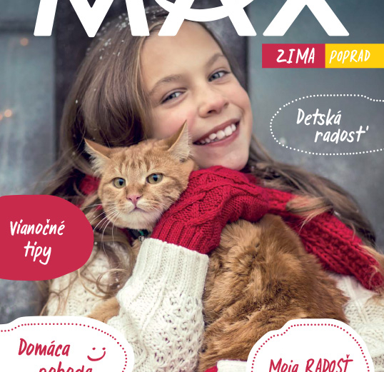 Časopis MAX - Zima 2015 v nákupnom centre OC MAX Poprad - fotografia č. 1