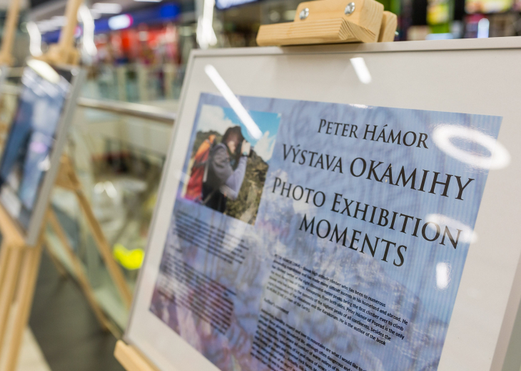 Pozývame Vás na výstavu Petra Hámora Okamihy v nákupnom centre OC MAX Poprad - fotografia č. 1