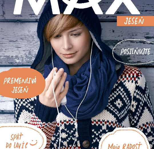 Časopis MAX - Jeseň 2015 v nákupnom centre OC MAX Trnava - fotografia č. 1