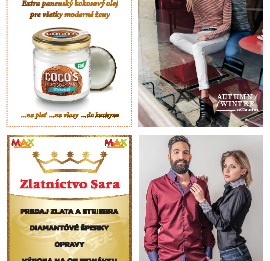 Časopis MAX - Jeseň 2015 v nákupnom centre OC MAX Trnava - fotografia č. 1
