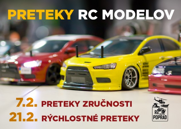Unikátne preteky RC modelov v nákupnom centre OC MAX Poprad