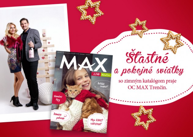Zimné vydanie časopisu MAX v nákupnom centre OC MAX Trenčín