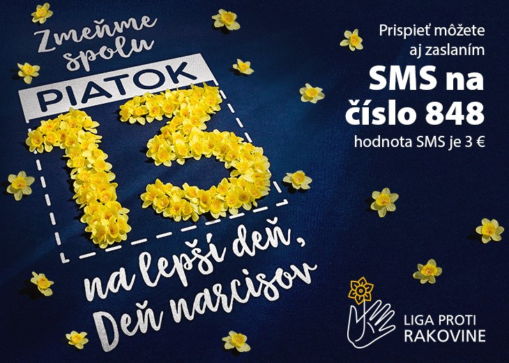 Zmeňme spolu piatok 13-teho na lepší deň, Deň narcisov. v nákupnom centre OC MAX Trenčín