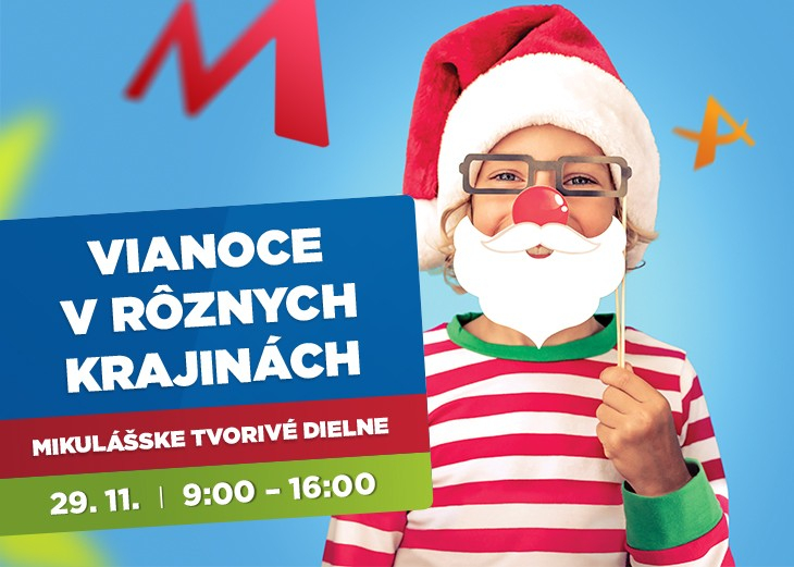 Vianoce v iných krajinách v nákupnom centre OC MAX Trenčín