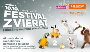 Súťaže o najmilšie zvieratko Maxu Trenčín v nákupnom centre OC MAX Trenčín