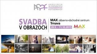 Výstava svadobných fotografií v nákupnom centre OC MAX Trnava