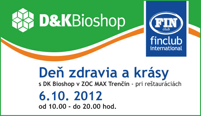 Deň zdravia a krásy s DK Bioshop v nákupnom centre OC MAX Trenčín