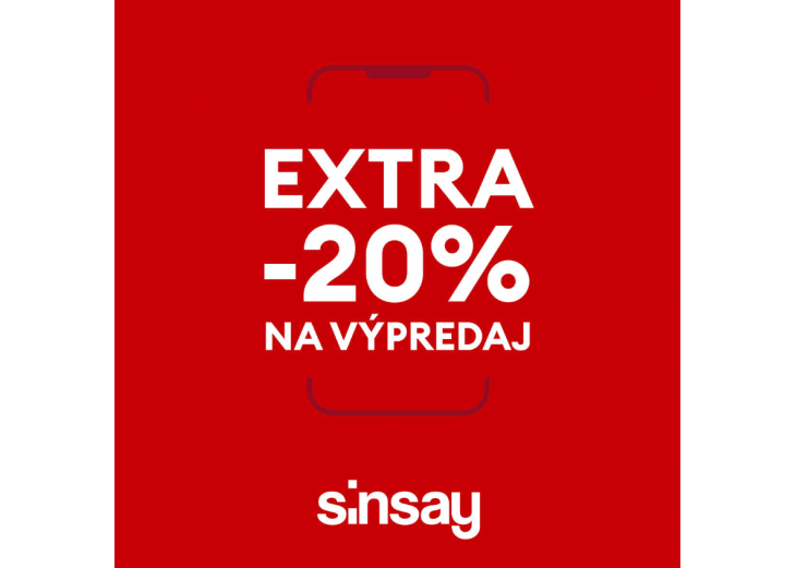 Využite extra zľavu -20% na výpredaj, Obchodné a nákupné centrum MAX Trenčín