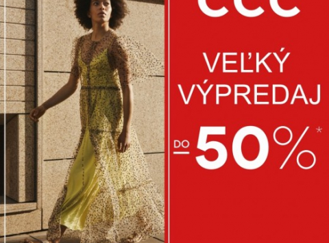 VEĽKÝ VÝPREDAJ v CCC!