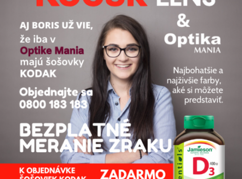 Užite si farbe jesene s novými okuliarovými šošovkami KODAK
