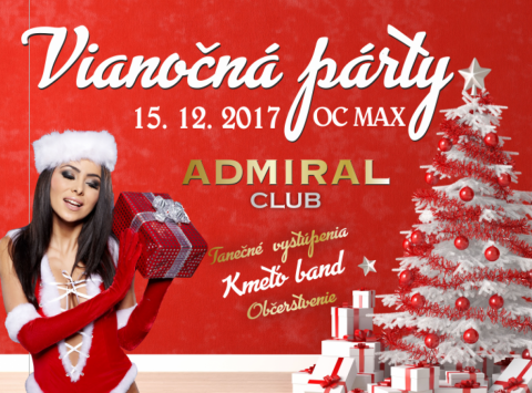 Vianočná párty v Admiral Clube