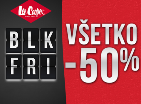 BLACK FRIDAY v predajni LEE COOPER
