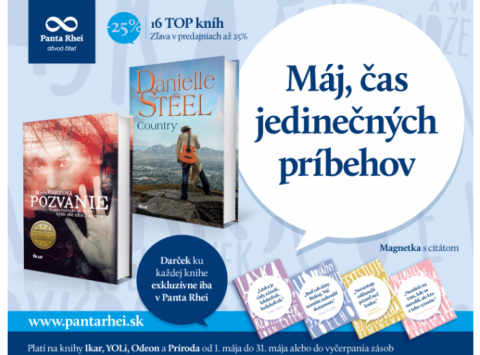 Máj, čas jedinečných príbehov