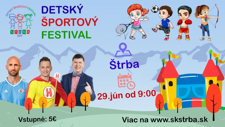 Detský športový festival v nákupnom centre OC MAX Poprad
