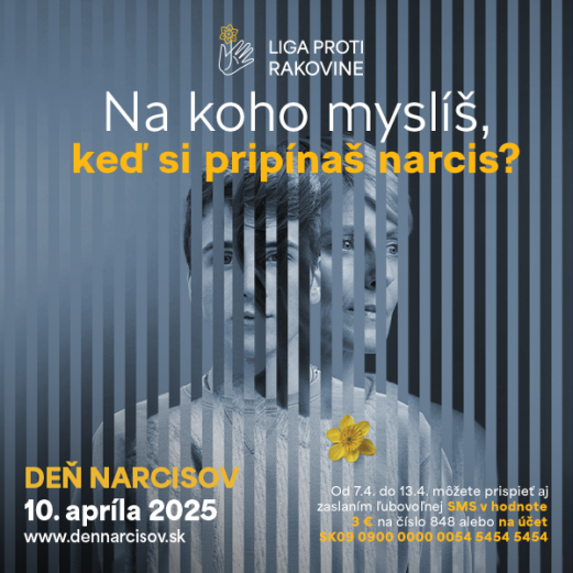 DEŇ NARCISOV 10.apríl v nákupnom centre OC MAX Trenčín