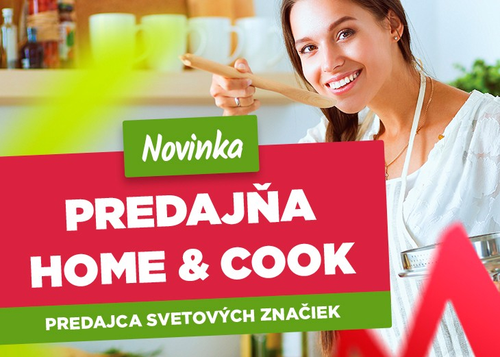 Nová predajňa HOME & COOK v nákupnom centre OC MAX Nitra