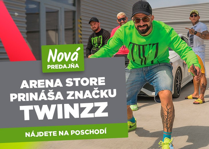 ARENA STORE / TWINZZ v nákupnom centre OC MAX Nitra