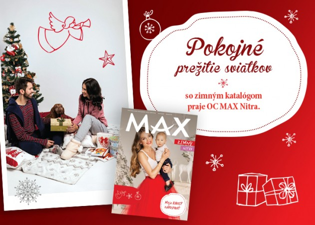 Inšpirujte sa našim zimným vydaním časopisu MAX v nákupnom centre OC MAX Nitra
