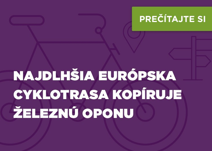 Najdlhšia európska cyklotrasa kopíruje železnú oponu v nákupnom centre OC MAX Trnava