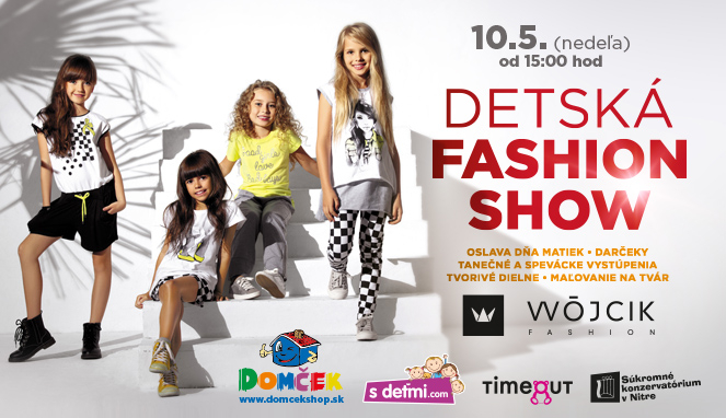Detská fashion show v nákupnom centre OC MAX Nitra