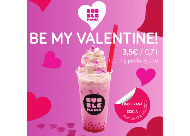 Be my valentine v Bubble mania, Obchodné a nákupné centrum MAX Poprad 