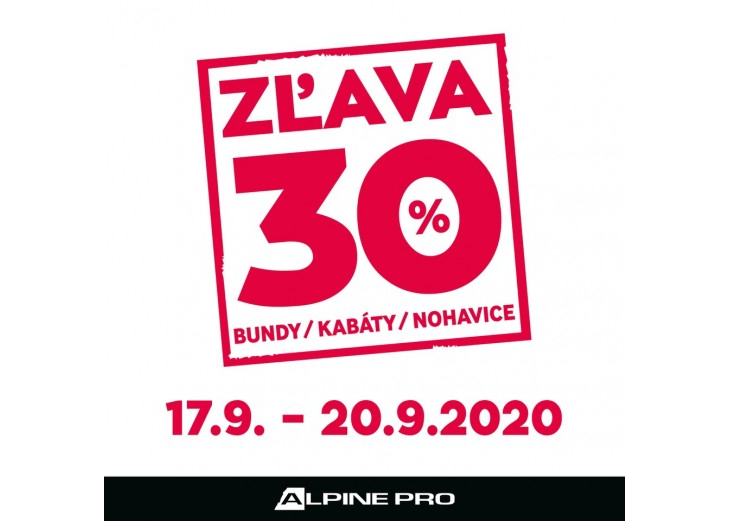 Špeciálna ponuka v ALPINE PRO, Obchodné a nákupné centrum MAX Poprad 