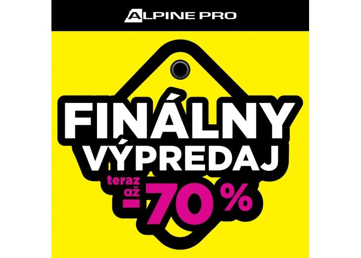 Zľavy až 70% v ALPINE PRO!, Obchodné a nákupné centrum MAX Poprad 