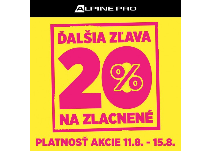 Špeciálna výpredajová akcia v predajni ALPINE PRO!, Obchodné a nákupné centrum MAX Poprad 