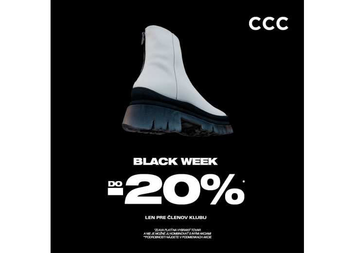 BLACK WEEK v CCC!, Obchodné a nákupné centrum MAX Poprad 