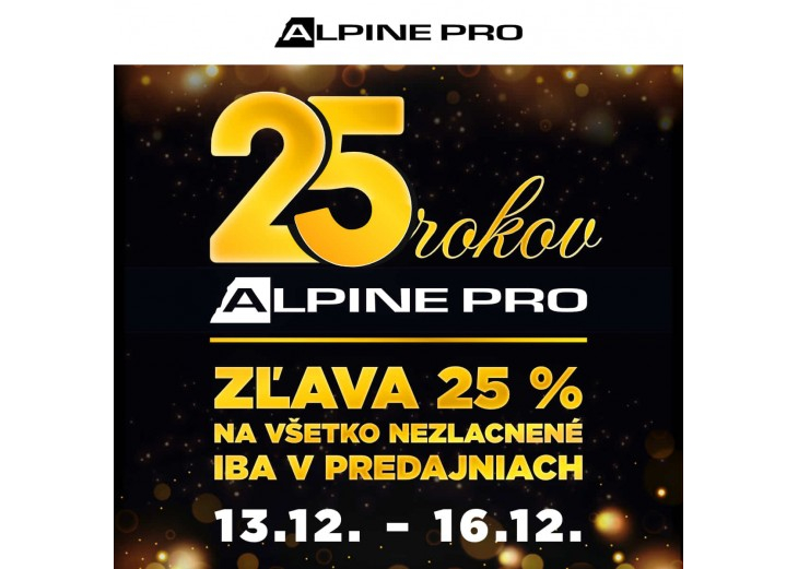 ALPINE PRO oslavuje 25 rokov od vzniku!, Obchodné a nákupné centrum MAX Poprad 