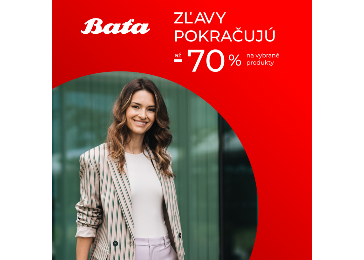 Sezónny výpredaj u Baťu pokračuje!, Obchodné a nákupné centrum MAX Poprad 