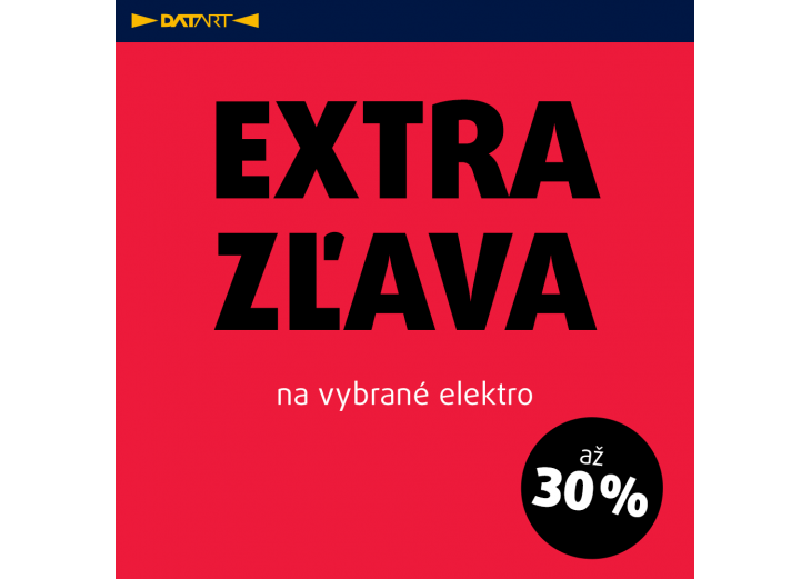 Extra zľava 30 % v DATARTe, Obchodné a nákupné centrum MAX Poprad 