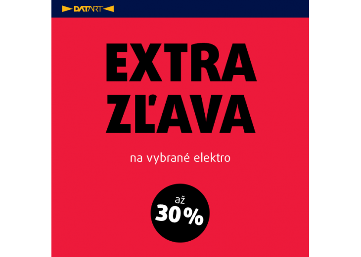 Extra zľava až 30 % v DATARTe, Obchodné a nákupné centrum MAX Poprad 