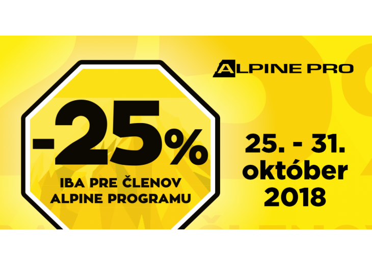 Využite jedinečnú možnosť stať sa členom vernostného ALPINE PROgramu, Obchodné a nákupné centrum MAX Poprad 