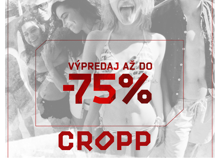 Výpredaje v Cropp sa prehlbujú!, Obchodné a nákupné centrum MAX Poprad 