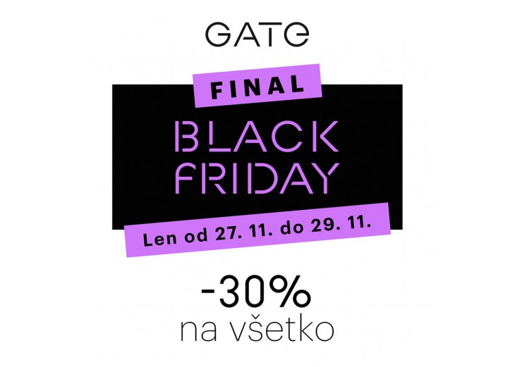 Najčernejší čierny piatok v GATE!, Obchodné a nákupné centrum MAX Nitra