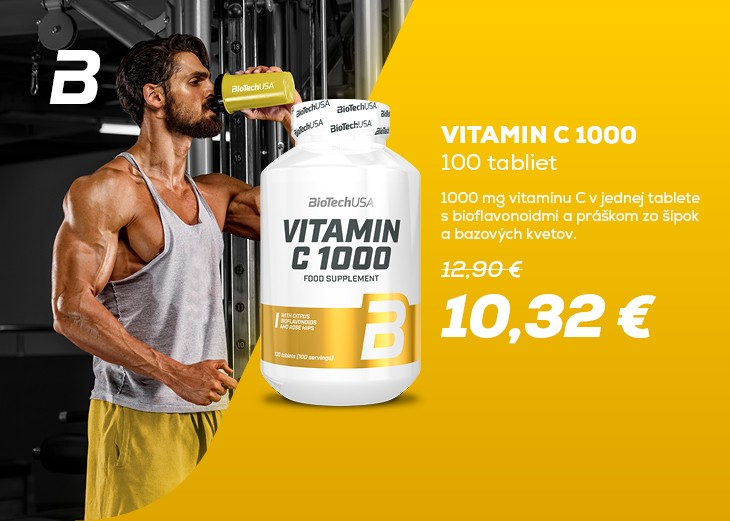 Podporte svoju imunitu s Vitamin C 1000 so zľavou 20%, Obchodné a nákupné centrum MAX Nitra