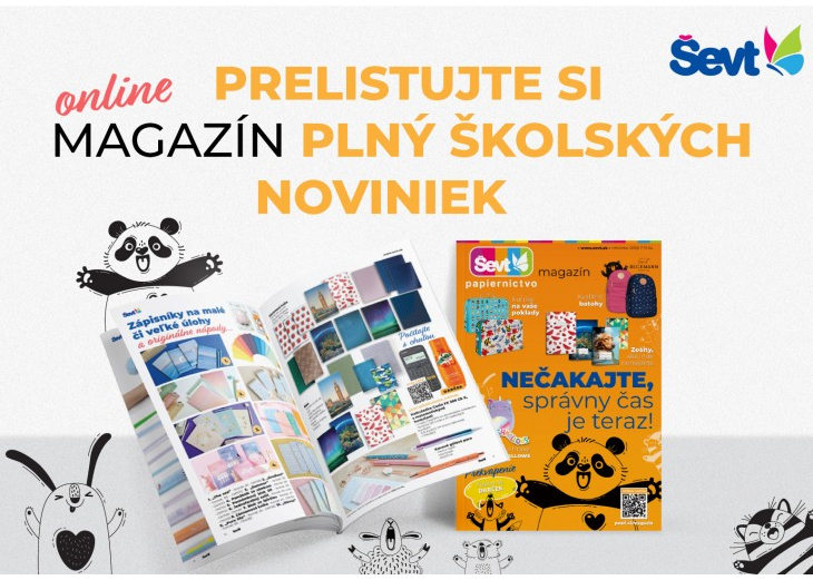 V predajni ŠEVT papiernictvo sa to len tak hemží školskými novinkami!, Obchodné a nákupné centrum MAX Nitra