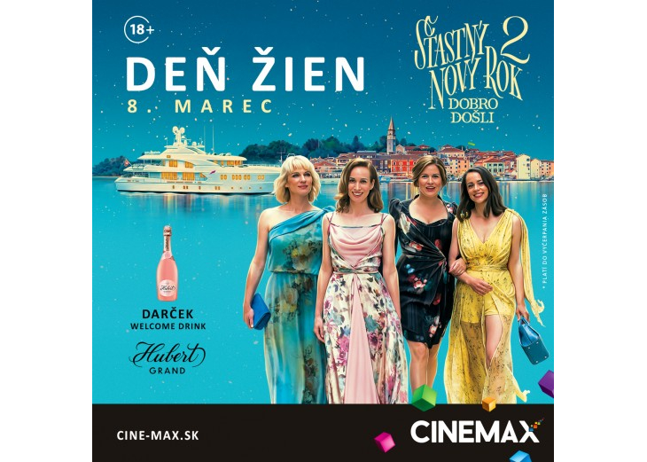 Oslávte Deň žien na “babskej jazde” v kine CINEMAX, Obchodné a nákupné centrum MAX Nitra
