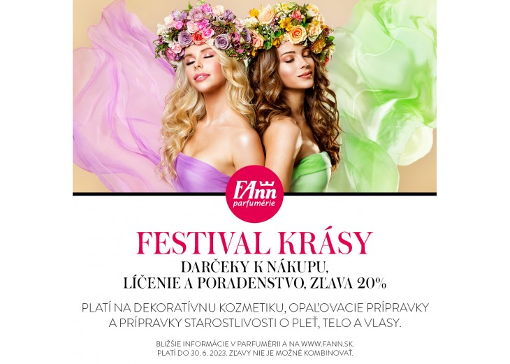 Príďte osláviť Festival krásy, Obchodné a nákupné centrum MAX Nitra