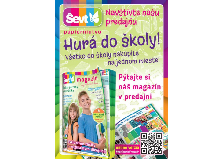 ŠEVT BAck to school, Obchodné a nákupné centrum MAX Nitra