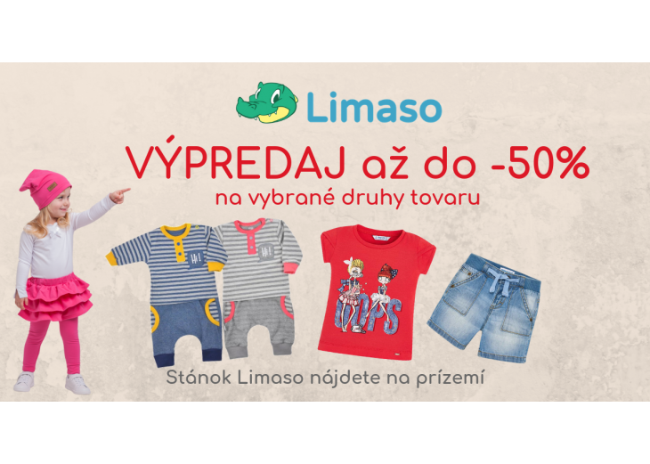 Vyberte svojim deťom štýlové letné kúsky v stánku LIMASO, Obchodné a nákupné centrum MAX Trenčín