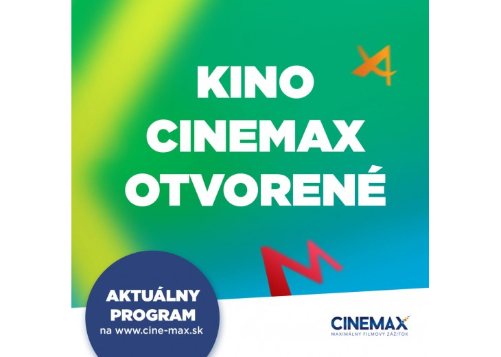 AKTUÁLNY PROGRAM  na www.cine-max.sk, Obchodné a nákupné centrum MAX Trenčín