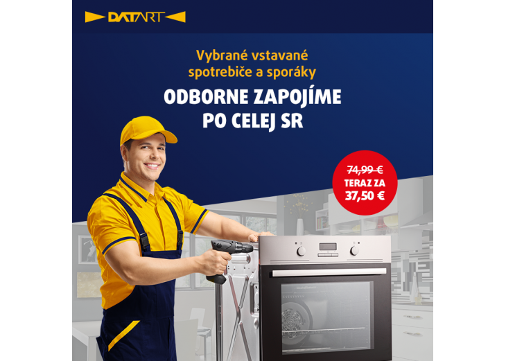 Inštalácie spotrebičov za polovicu v DATARTe!, Obchodné a nákupné centrum MAX Trenčín