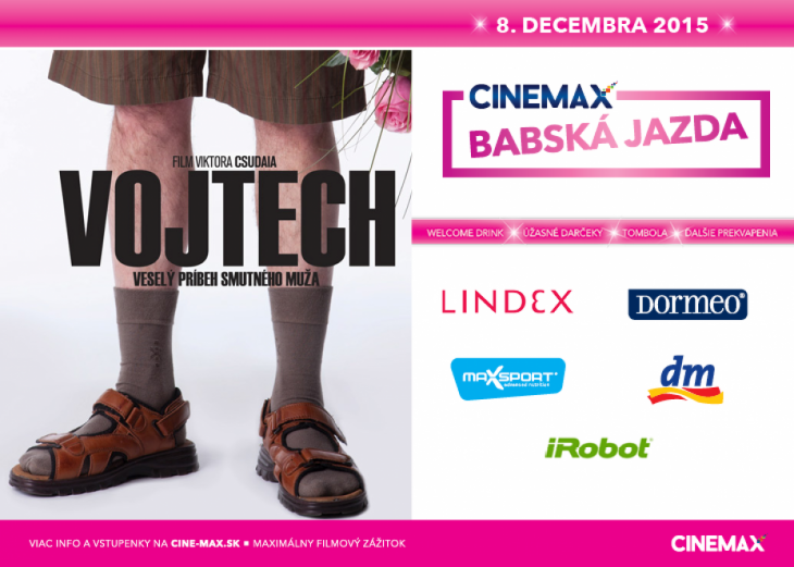 Babská jazda v CINEMAXe, Obchodné a nákupné centrum MAX Trenčín