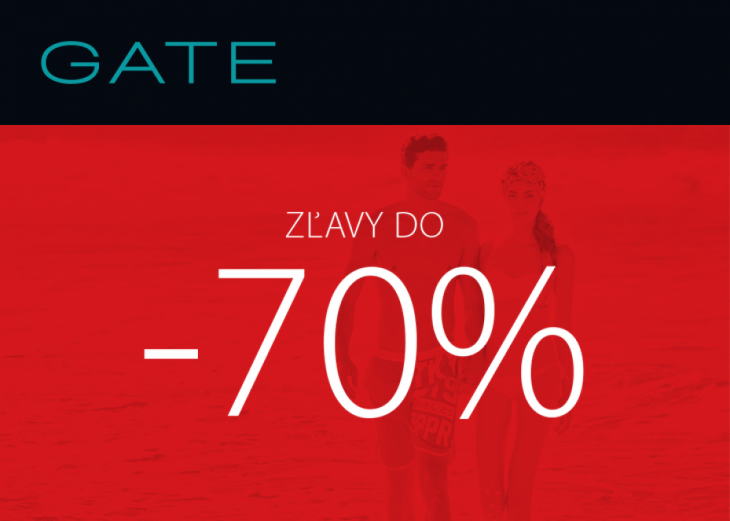 Zľavy až 70% v GATE, Obchodné a nákupné centrum MAX Trenčín