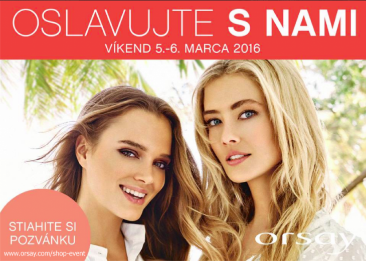 Oslavujte s nami víkend 5.-6. marca, Obchodné a nákupné centrum MAX Trenčín