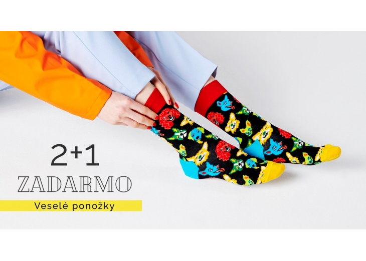 2+1 ZADARMO pri nákupe veselých ponožiek v predajni BEPON, Obchodné a nákupné centrum MAX Trnava